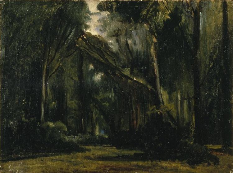 Paul Huet Landscape in the Forest at Compiegne oil painting picture